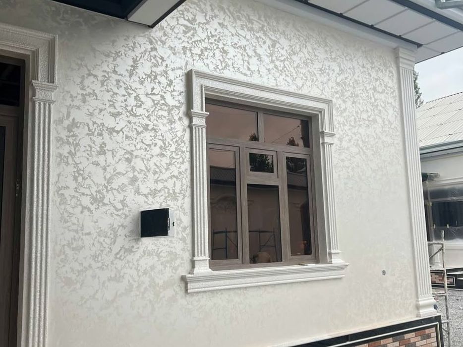 Travertin va atachinto fasad ishlari , 55 mingdan 120 mingacha.