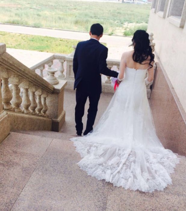 Свадебное платье. Русалка. 100000тг