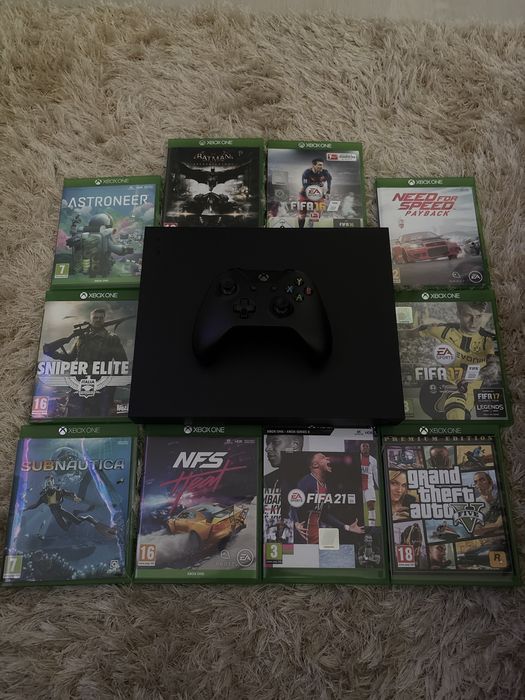 Xbox One X 1TB+10 jocuri
