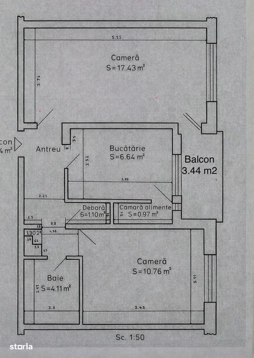 Ap. 2 camere - Decomandat - Bvd. Stefan Cel Mare - Rogerius - IMOBIHOR