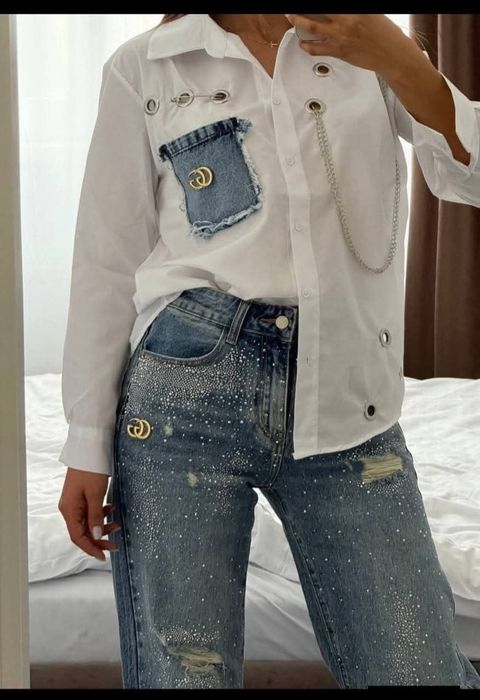 Set cămașă + blugi!