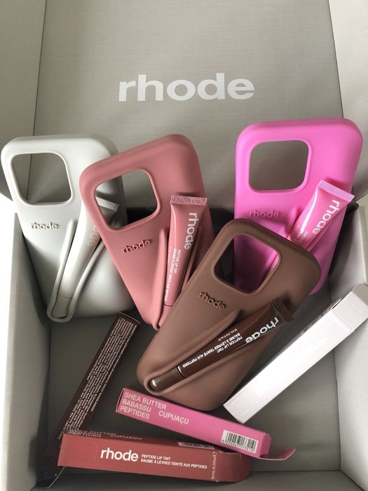 Rhode калъф + Rhode гланц | Rhode Case + Rhode Lip Gloss | Комплект