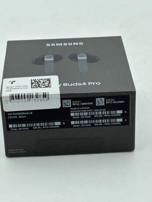 Samsung Galaxy Buds4 Pro, Black, sigilate, transport inclus
