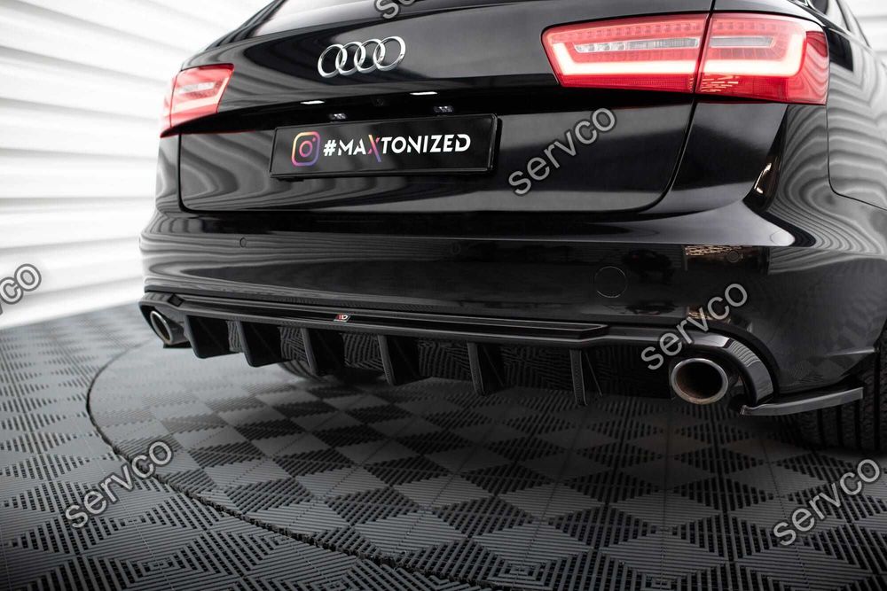Difuzor bara spate Audi A6 C7 Avant 2011-2014 v15 - Maxton Design