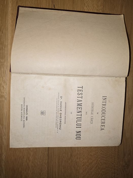 Introducere in Sfintele Carti ale Testamentului Nou
