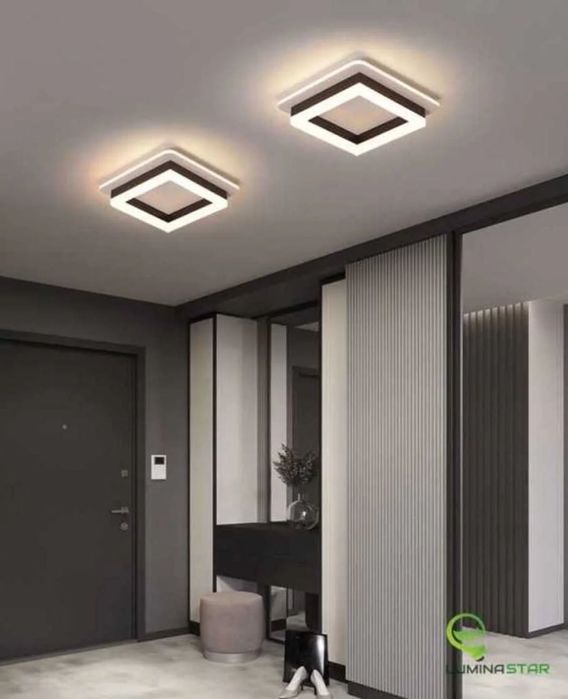 Тавана лампа черна 41W