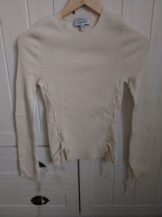 Вълнена блуза & Other Stories цвят екрю