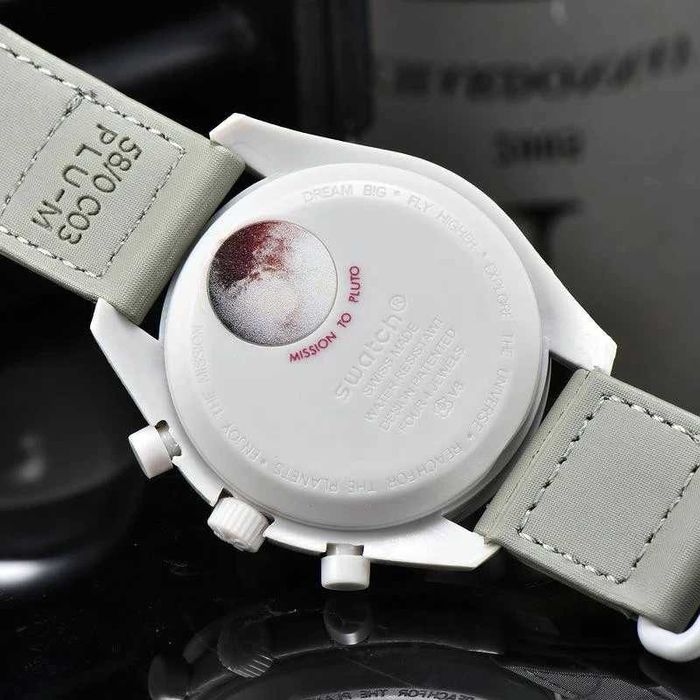 Ceas SWATCH X OMEGA MISSION TO PLUTO Chronograf Superb Nou !!