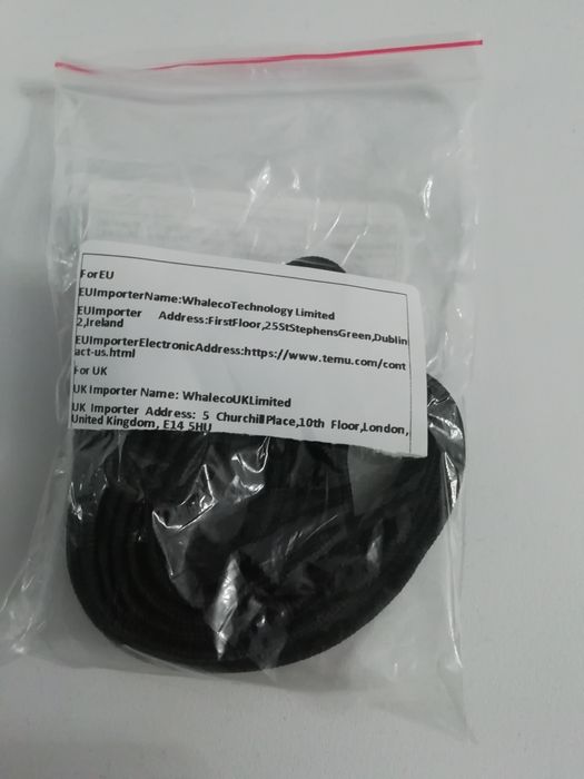 Шнурки чёрные новые