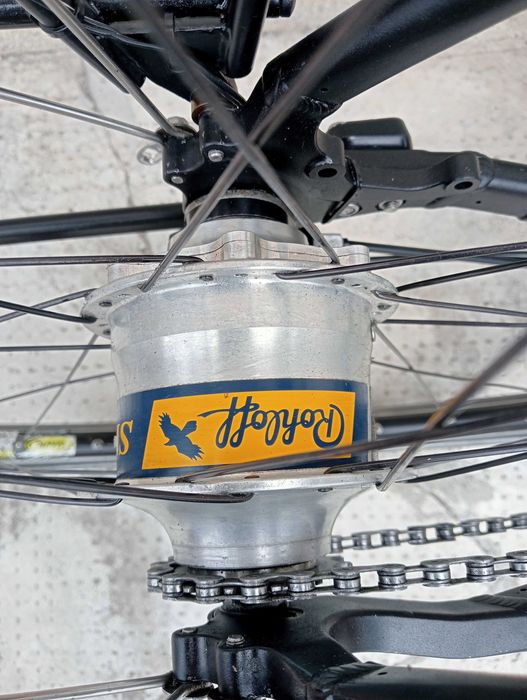 Bicicleta alumin Stevens 14 V. Rohloff Germania roți 28 Suspensie față ...
