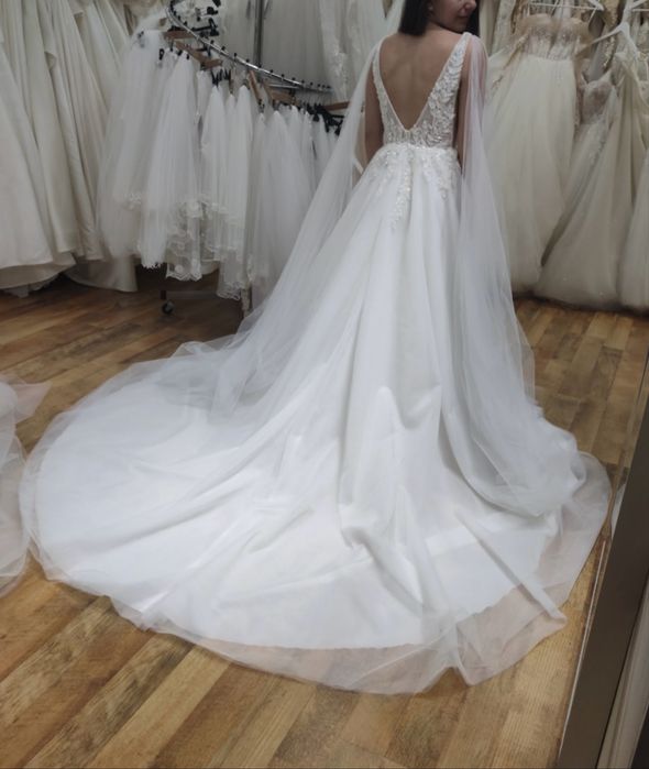 Rochie de mireasa tip A , model deosebit, S