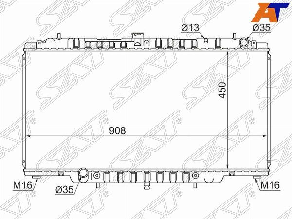 Радиатор Nissan Patrol