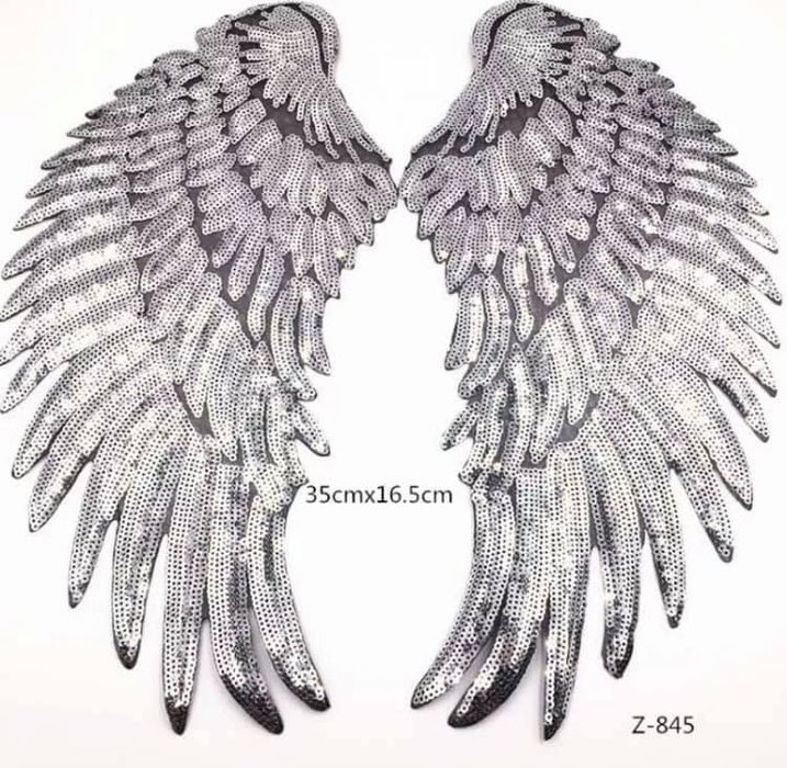 Нашивки за дрехи от пайети в златно и сребърно за 5 лева за чифт!