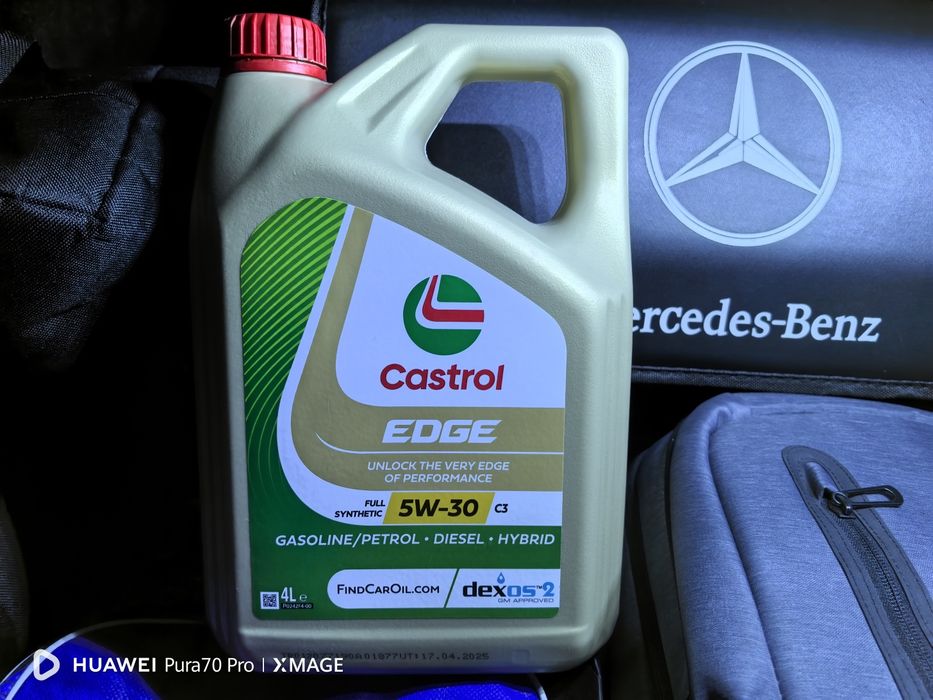 Castrol Edge Full Synthetic 5W-30 Dexos 2 (0.5 литра)