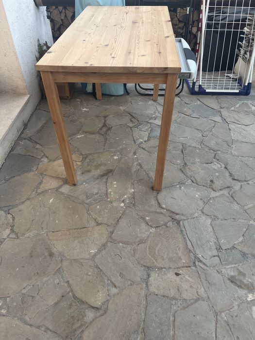 Birou lemn pin Ikea