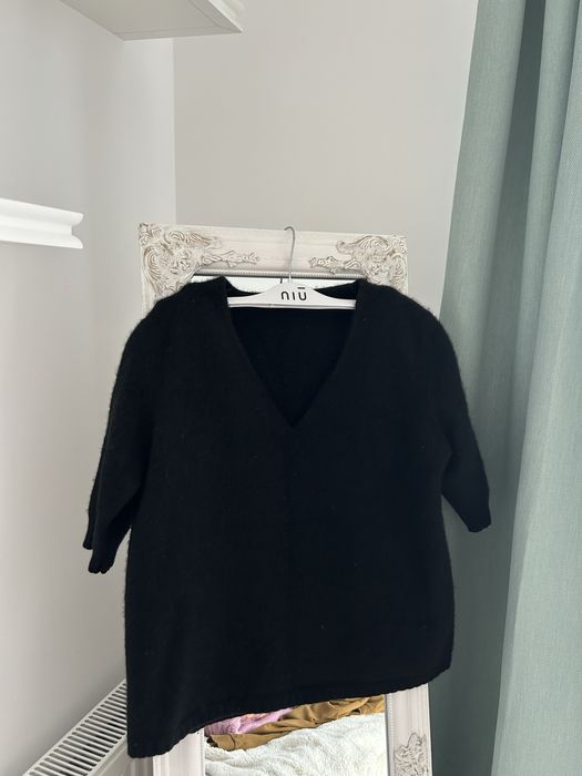 Pulover cu maneca scurta din 100% casmir