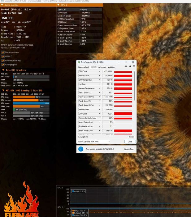 Placa video RTX 3090 Msi Gaming X Trio
