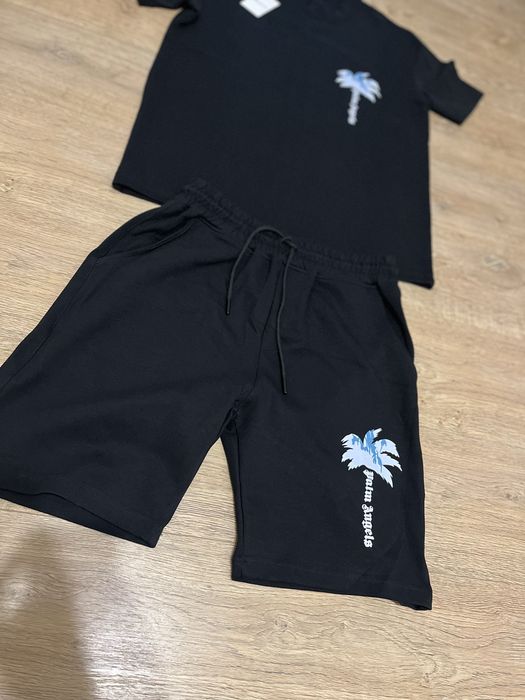 Compleu/Trening de vara Palm Angels negru