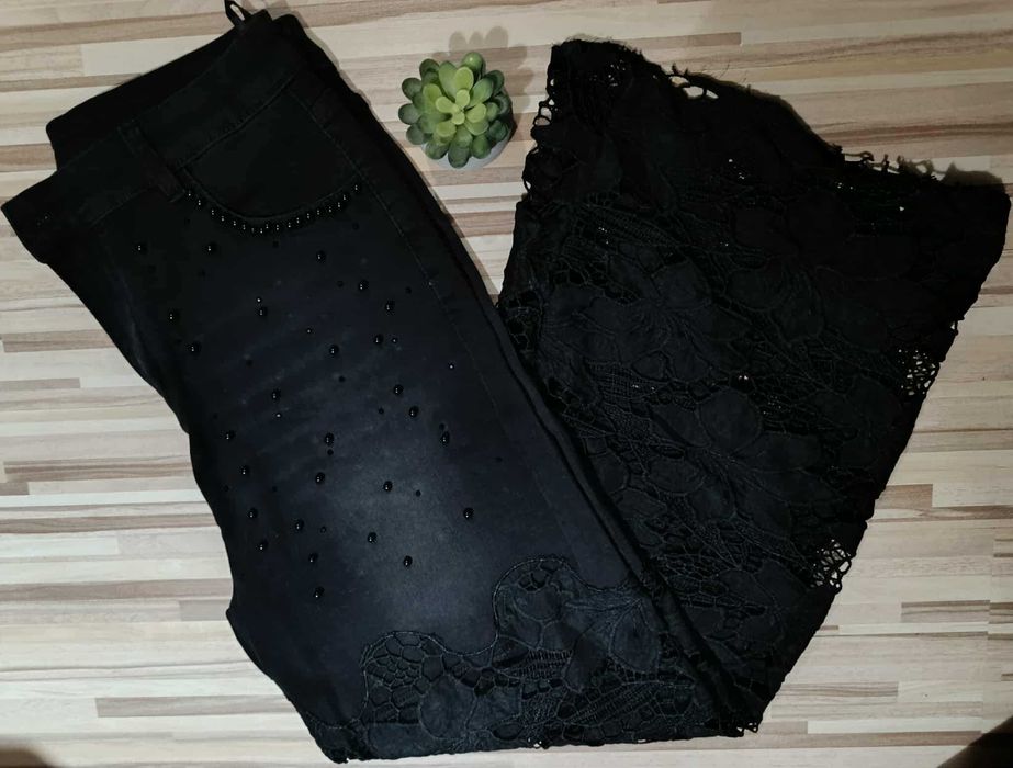 Нови елегантни дамски дънки ХЛ