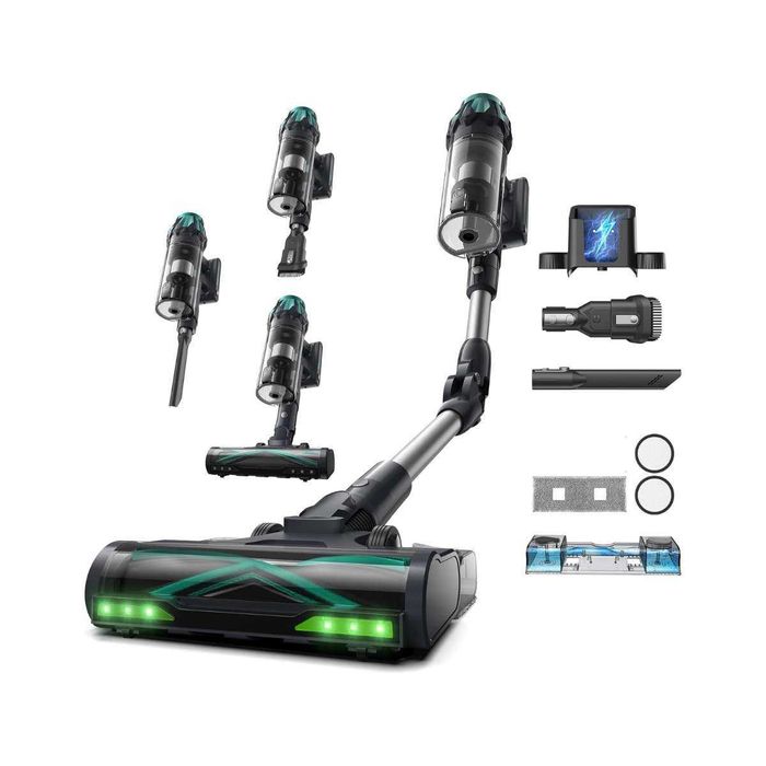 Вертикална прахосмукачка Vactidy V15 MAX 600W, мощно засмукване 65kPa