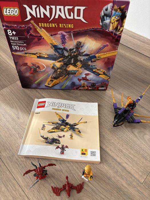 Lego Ninjago 71833 Superavionul cu reactie al lui Ras si Arin