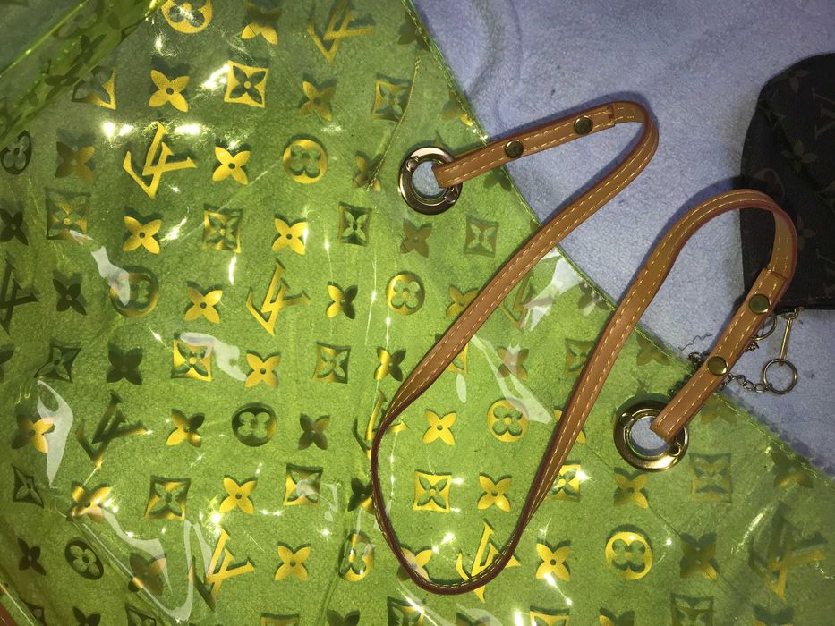 Geanta dama plaja silicon portofel roz verde neon