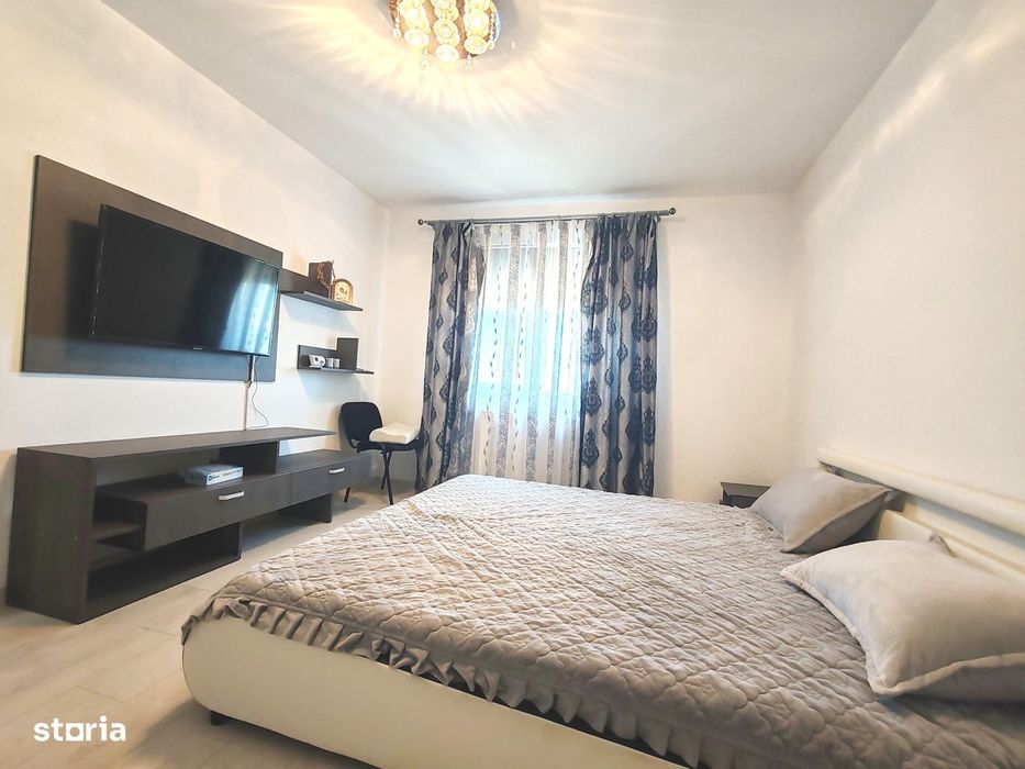 Apartament 2 camere Central-Pitesti, bloc 2017,mobilat, loc de parcare