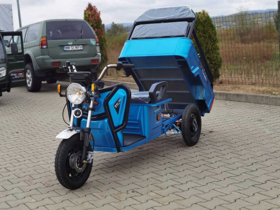 Triciclu electric fara cabina 1600W nou marca BRECKNER E Agramix NOU