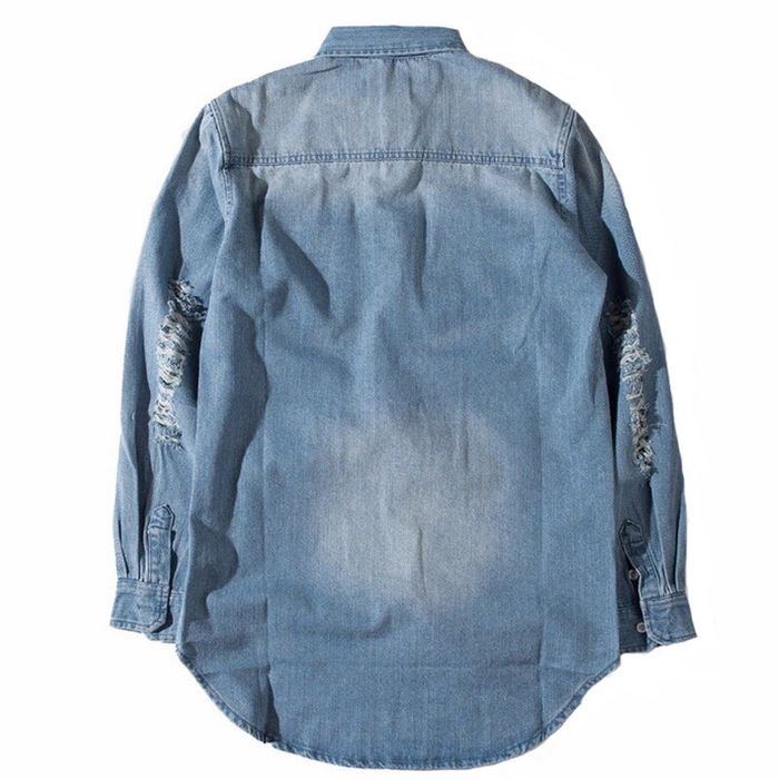 Camasa Fear Of God Shirt Hypebeast Bape Jeans Denim Kaws Yeezy Adidas