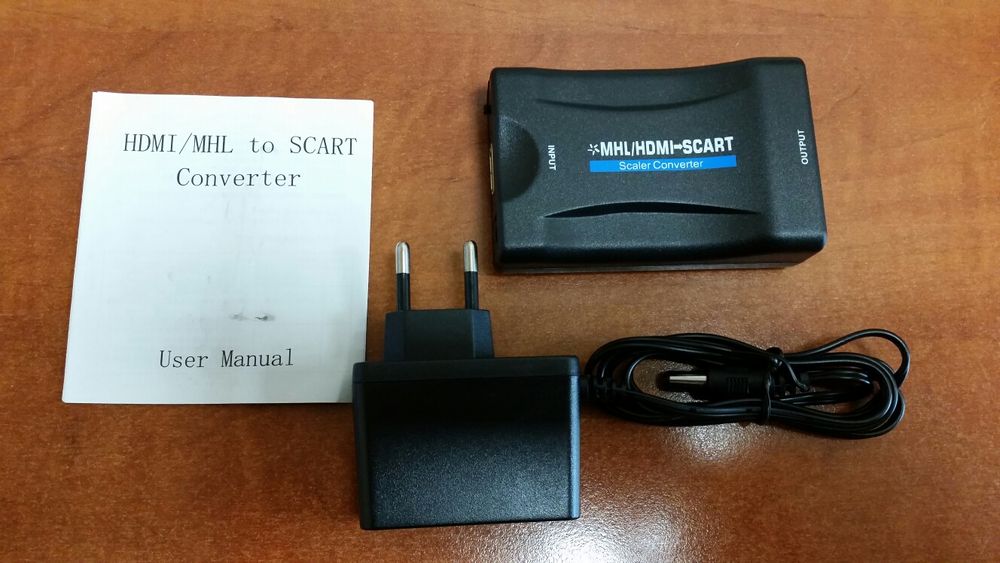 Конвертор HDMI към Scart / HDMI to SCART / SCART to HDMI