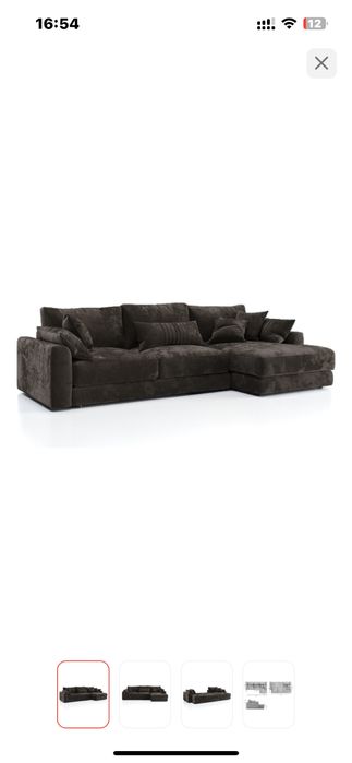 Почти новый мягкий удобный большой углавой диван