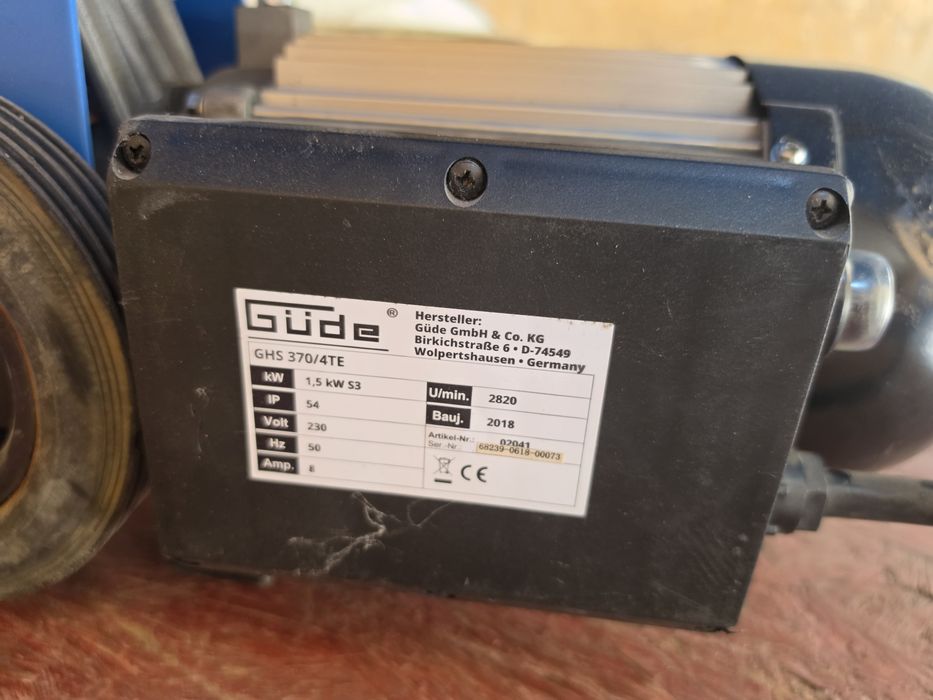 Машина за цепене на дърва GÜDE GHS 370/4TE 230 V  1.5 kW 4 т