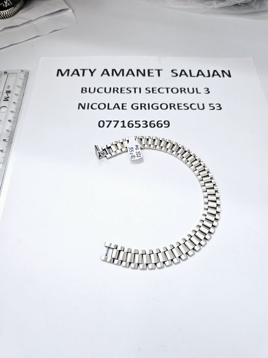 Vand bratara din argint 925 21.95 g cod 865