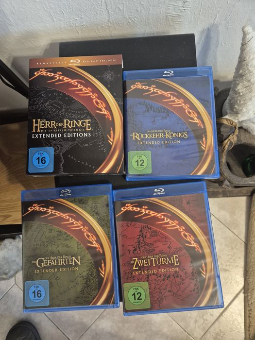 Lord of the Rings Extended Edition Blu-Ray