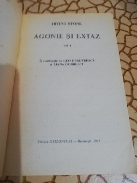 Agonie si extaz - Irving Stone