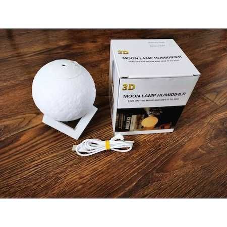3D нощна лампа Луна+Арома дифузер 880ml+Овлажнител на въздуха 3 в 1