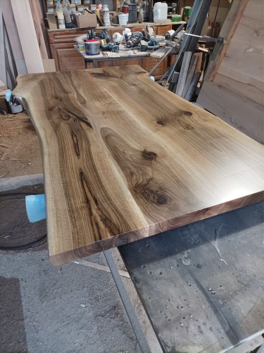 Плот за баня ,маса от масивна дървесин ОРЕХ УНИКАТИ!!