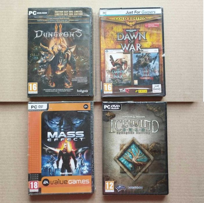 lot Jocuri PC Colecție RPG & Strategie – Factory Sealed / Sigilate (Ediții Speciale / Retro)