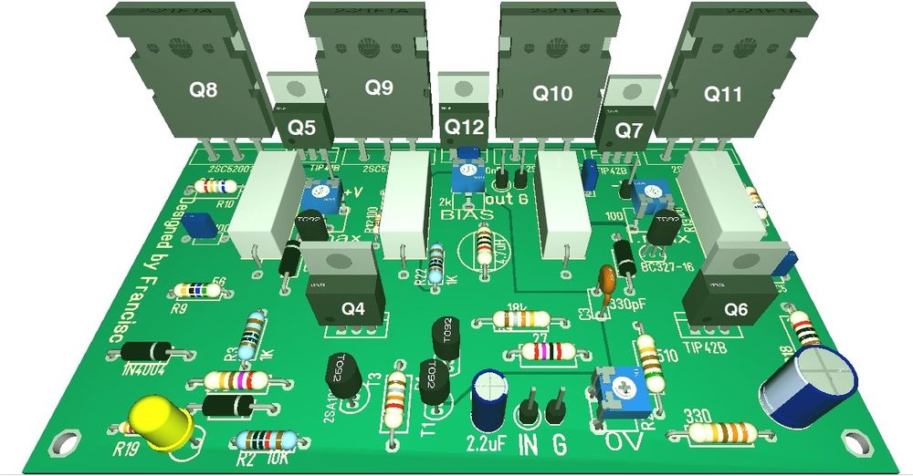 Vând bloc amplificare 2x130W