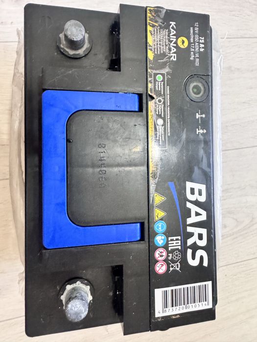 Аккумулятор BARS 75 Ah обратная