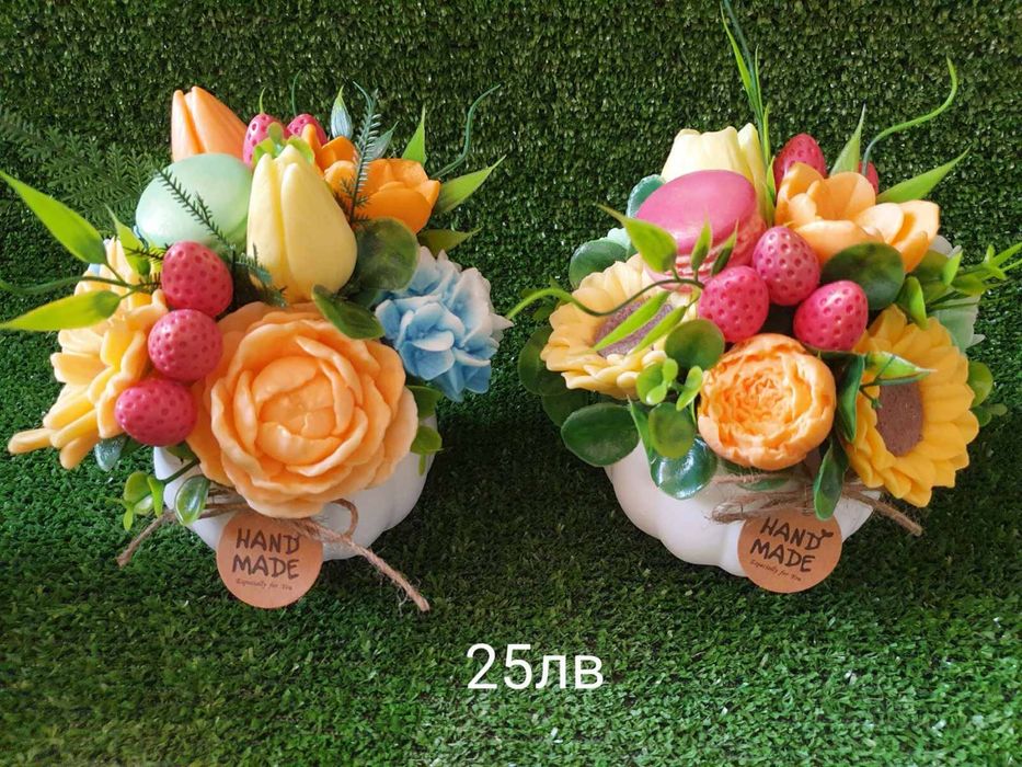 Ароматни сапунени цветя