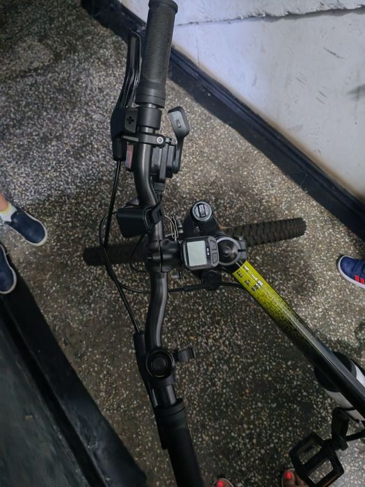 Bicicletă MTB EXPL 500 24" negru copii 135-150 cm