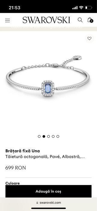 Vand bratara swarovski