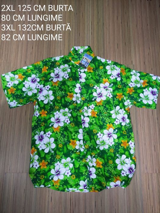 Camasa inflorata Hawaii M -3XL de vâscoza