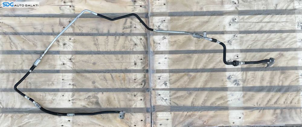 Furtun Conducta Teava Compresor Radiator AC Aer Conditionat Clima Volkswagen Phaeton 3.0 TDI 2002 - 2010 Cod 3D0260711R 3D0260712 3D2260712B