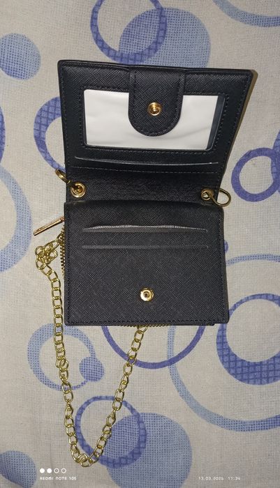 Mini portofel cu lanț coach