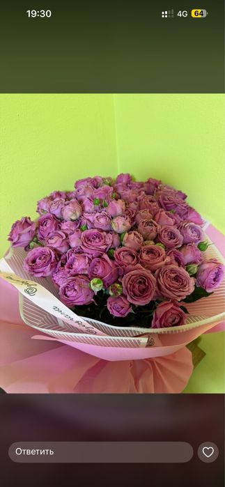 Роза с гарантий свежий