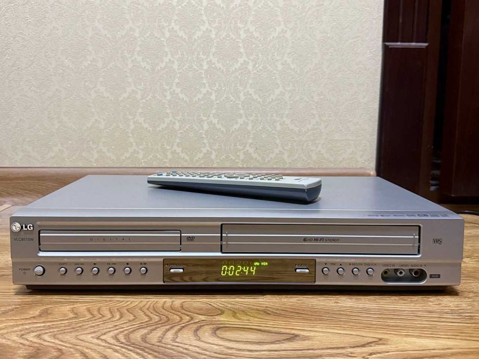 Видеомагнитофон & DVD LG - 6 Head Hi-Fi Stereo. Made In Korea! (Новый)