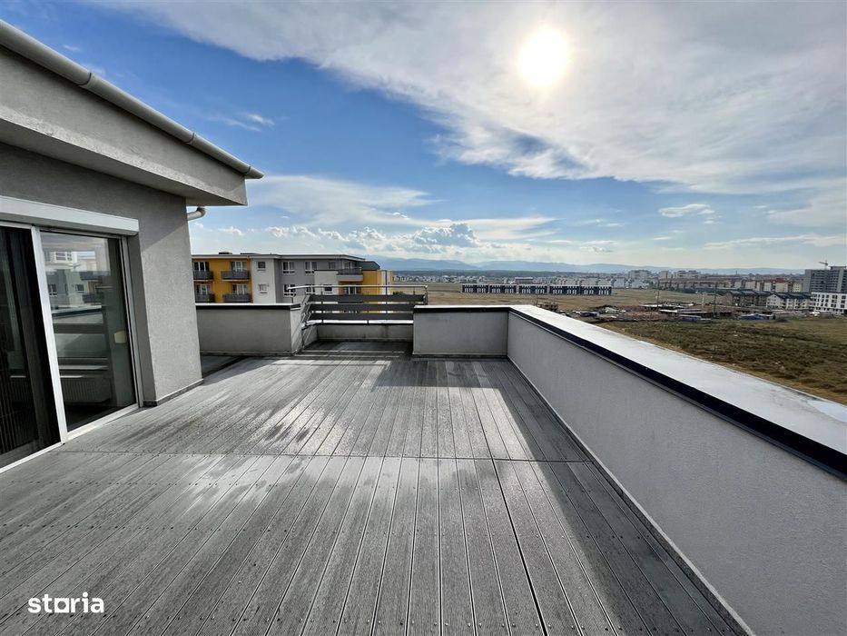 Penthouse în Sibiu – 3 camere, terasă 37 mp, parcare și boxă