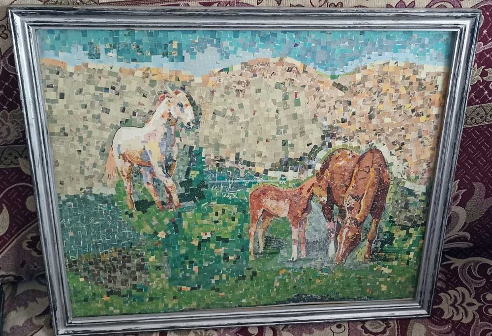 Картина мозаика продам